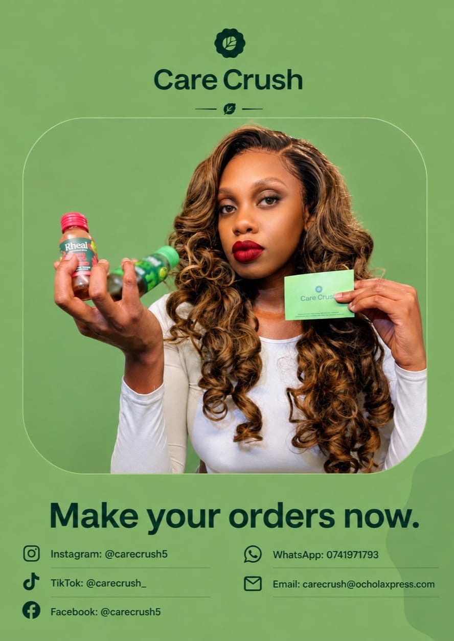 Care Crush promotional image inviting customers to place an order